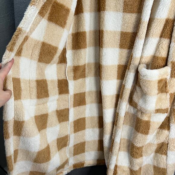 BumbleBella by Jill Martin Long Jacket Cardigen Hood Brown Size XXS - Picture 6 of 16